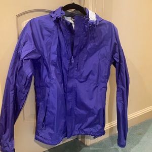 REI purple windbreaker